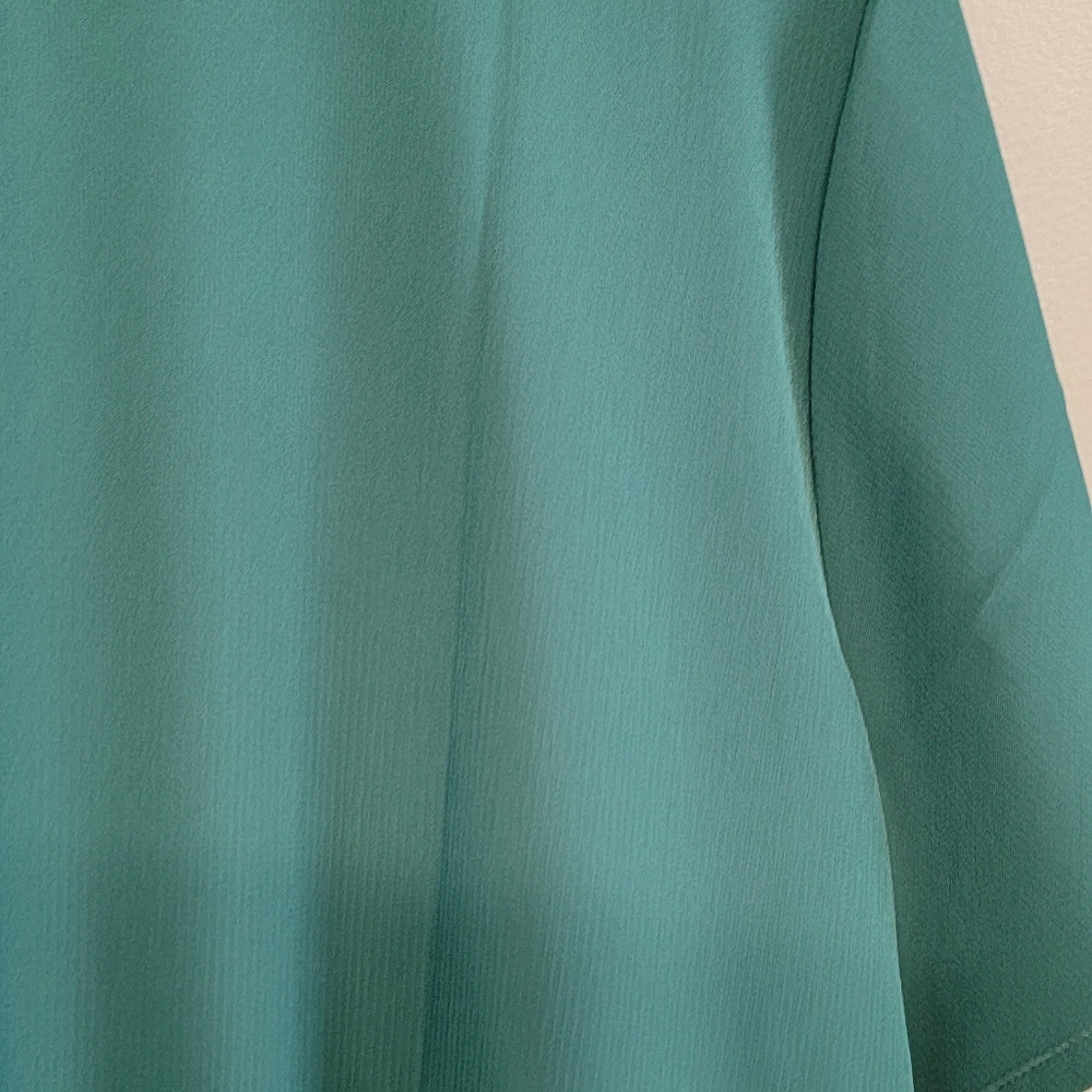 Sketchers By Barco Nwt Hunter Green Breeze Vneck Stretch Womens‎ Scrub Top 3x - Picture 5 of 9